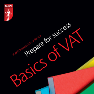 the Basics of VAT Dunhams Prepare for success