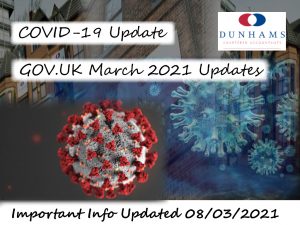 Dunhams Accountants & Financial Services GOV.UK Updates March 2021