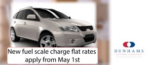 New fuel scale charge flat rates apply from May 1st Dunhams News Blog