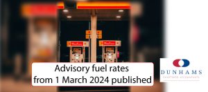 Advisory fuel rates from 1 March 2024 published - Dunhams News Blogs