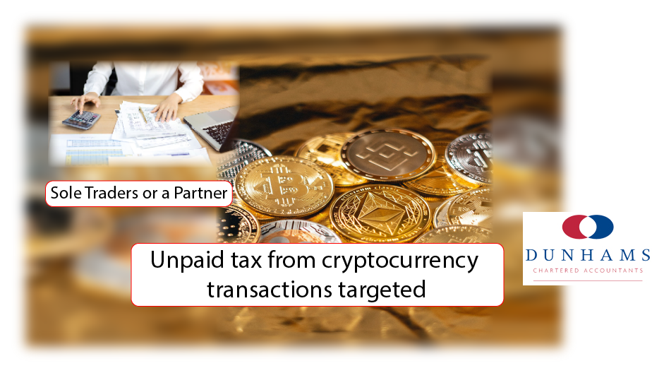 Small Business interest in Unpaid tax from cryptocurrency transactions targeted - Dunhams News Blogs