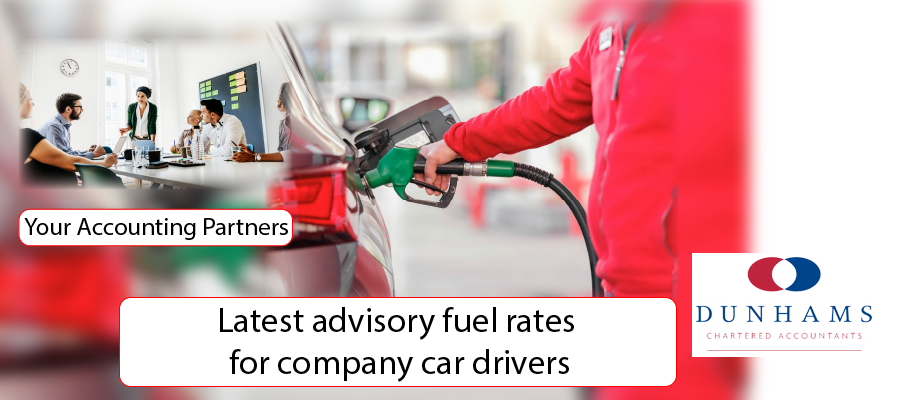 Manchester accountants Dunhams News Blogs - Latest advisory fuel rates for company car drivers