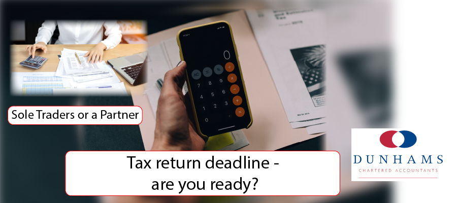 Tax return deadline - are you ready? - Dunhams News Blogs