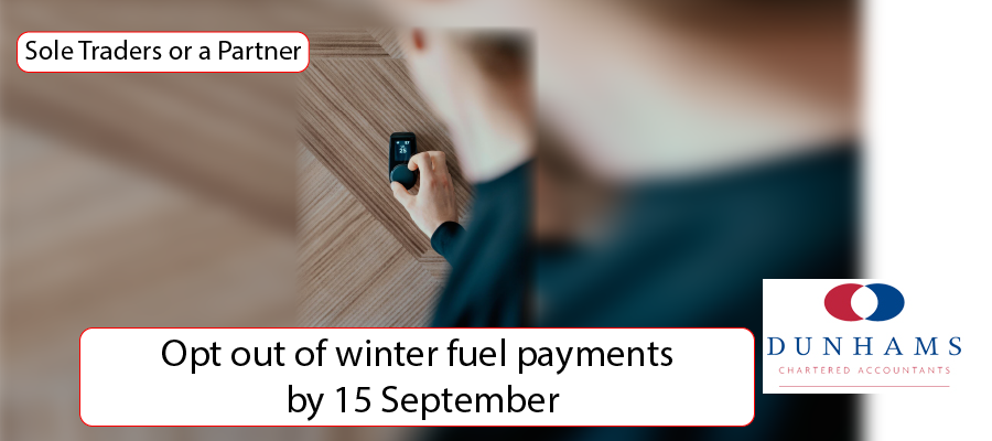 Opt out of winter fuel payments by 15 September