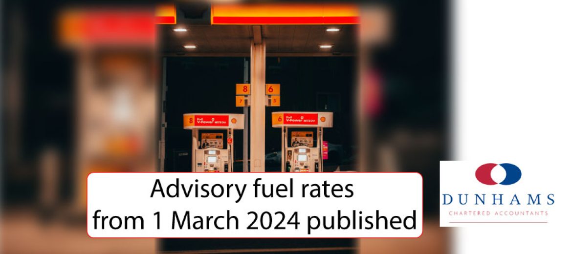 Advisory fuel rates from 1 March 2024 published