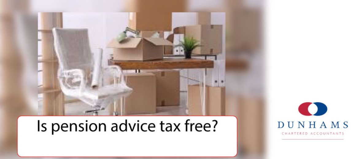 Is pension advice tax free?