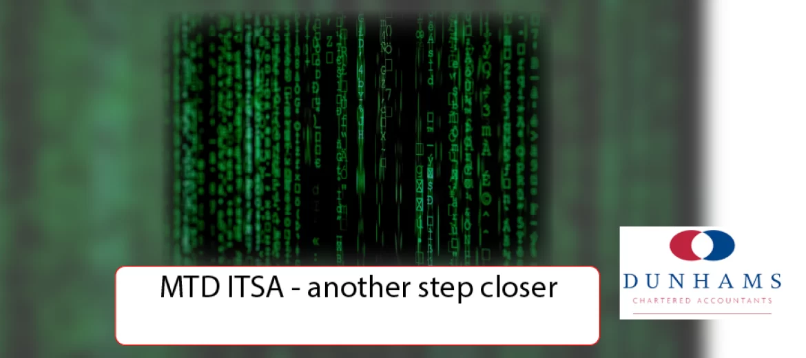 MTD ITSA – another step closer