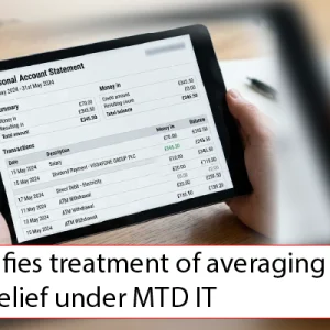 Dunhams - Manchester Accountants - HMRC clarifies treatment of averaging relief under MTD IT