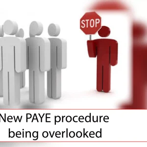 New PAYE procedure being overlooked